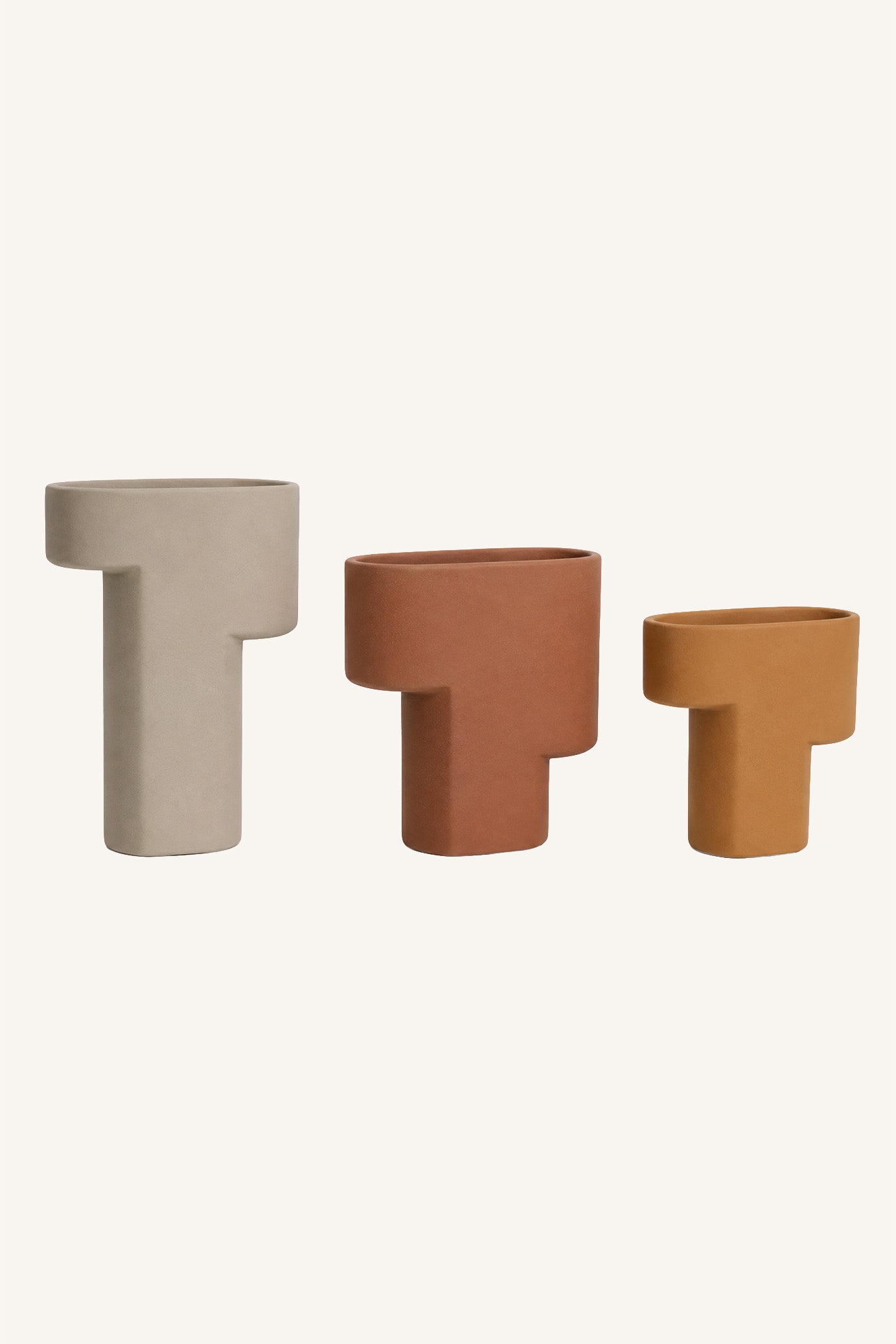 Arcadia Block Candle Holder Set