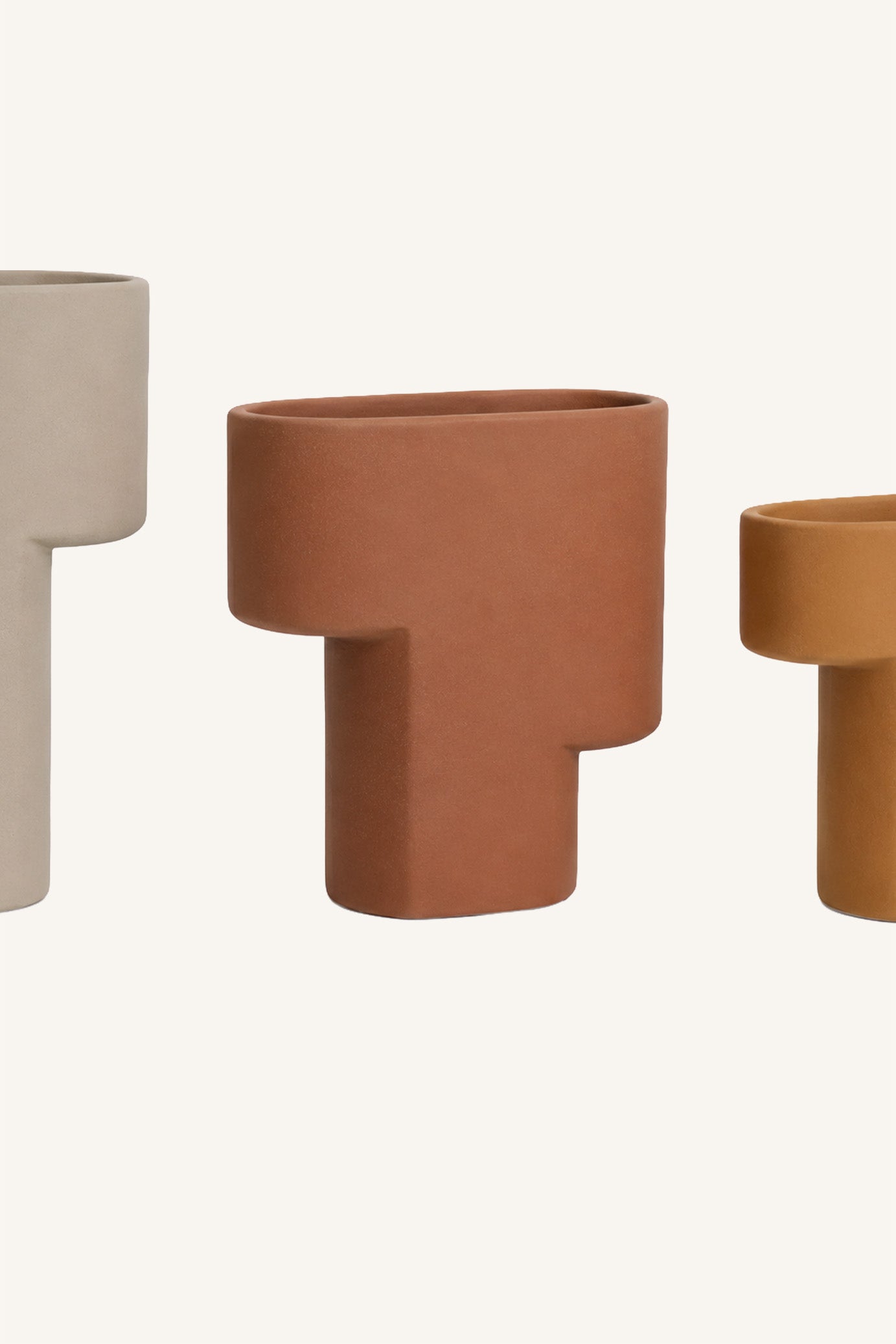 Arcadia Block Candle Holder Set