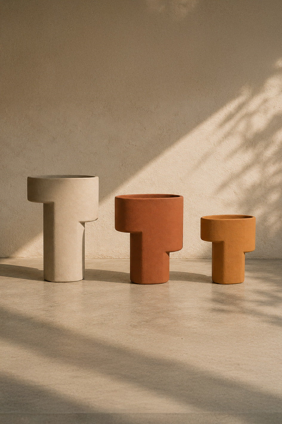 Arcadia Block Candle Holder Set