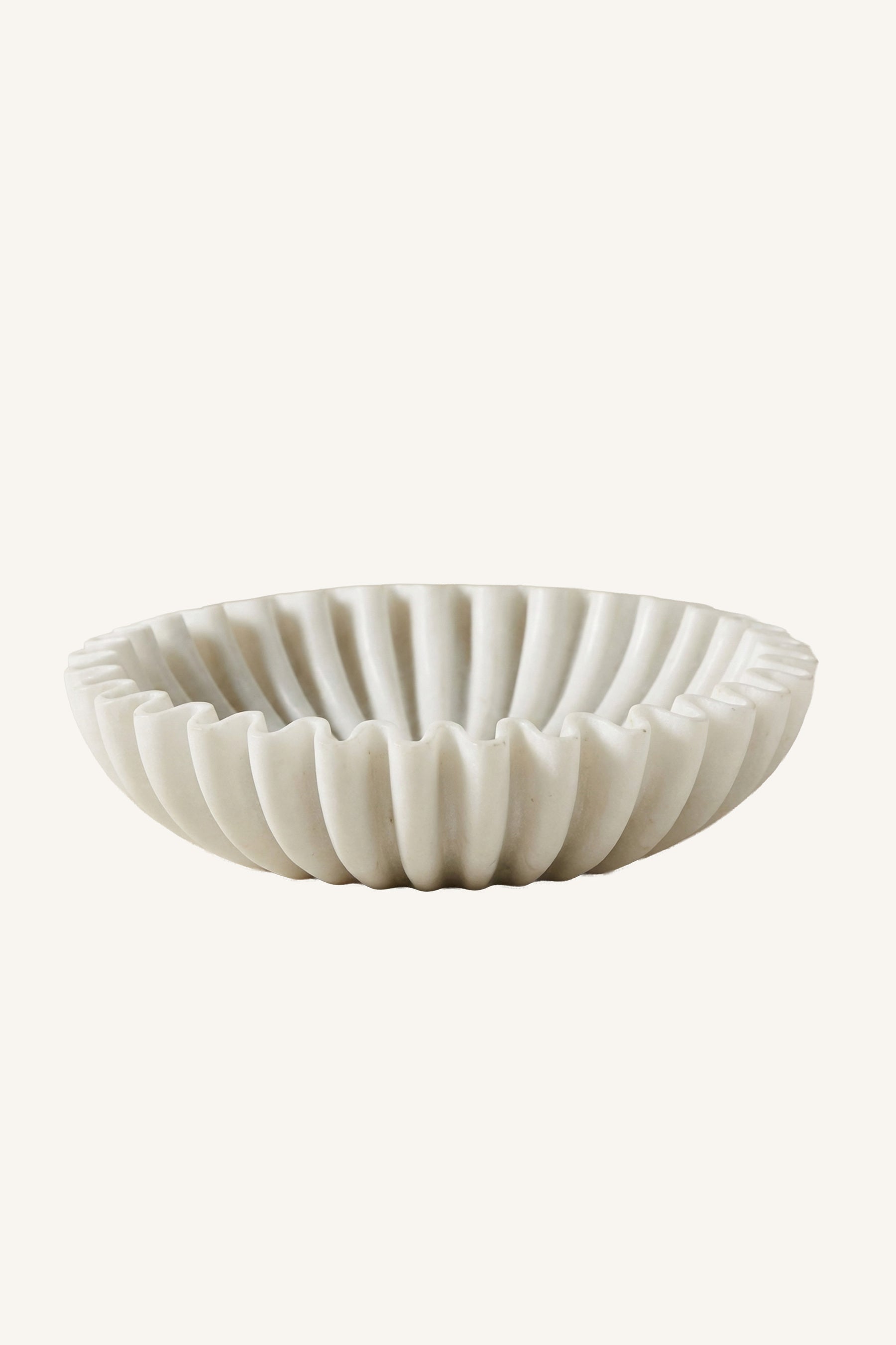 Laurel Crest Fluted Bowl