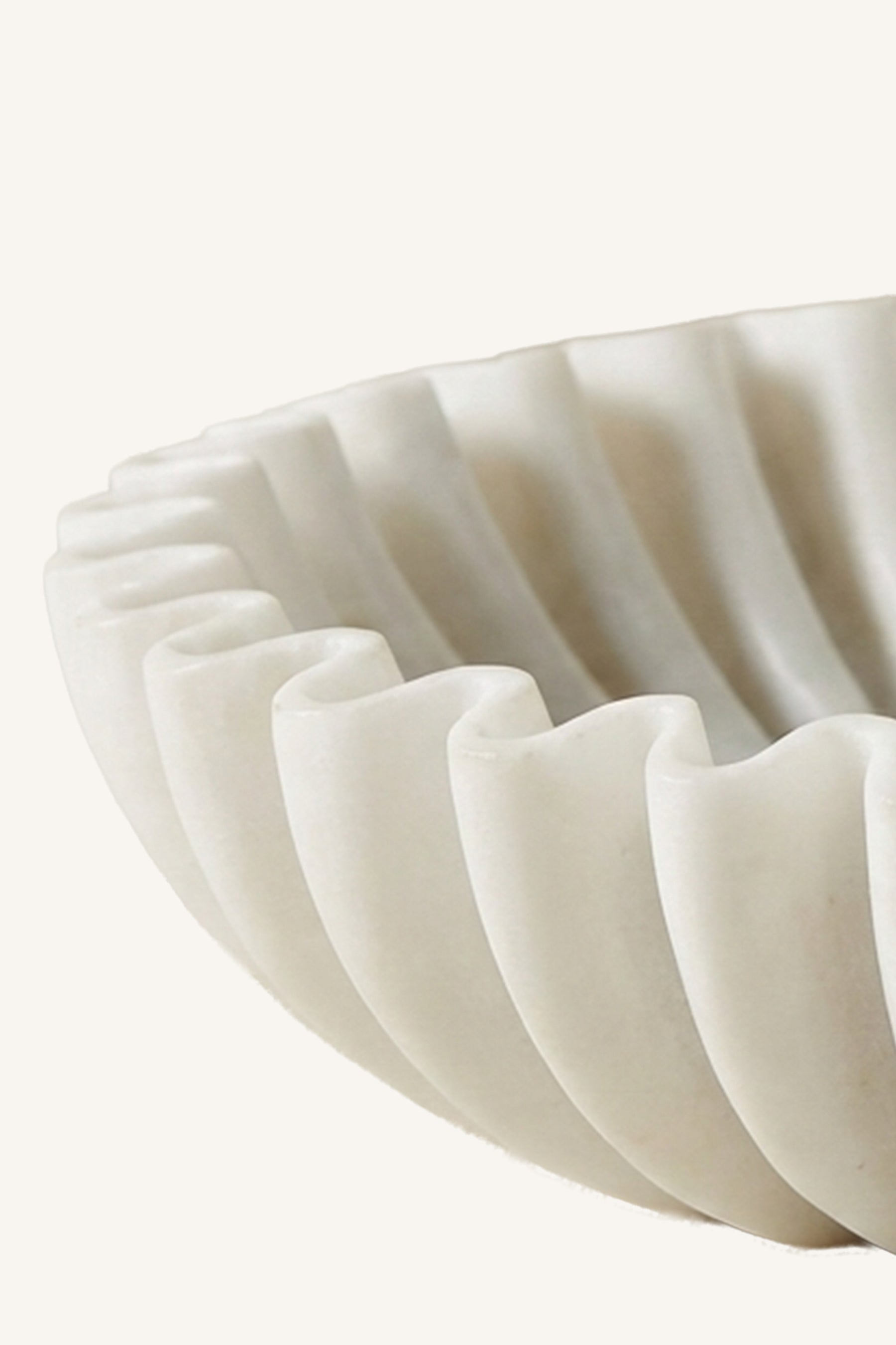 Laurel Crest Fluted Bowl
