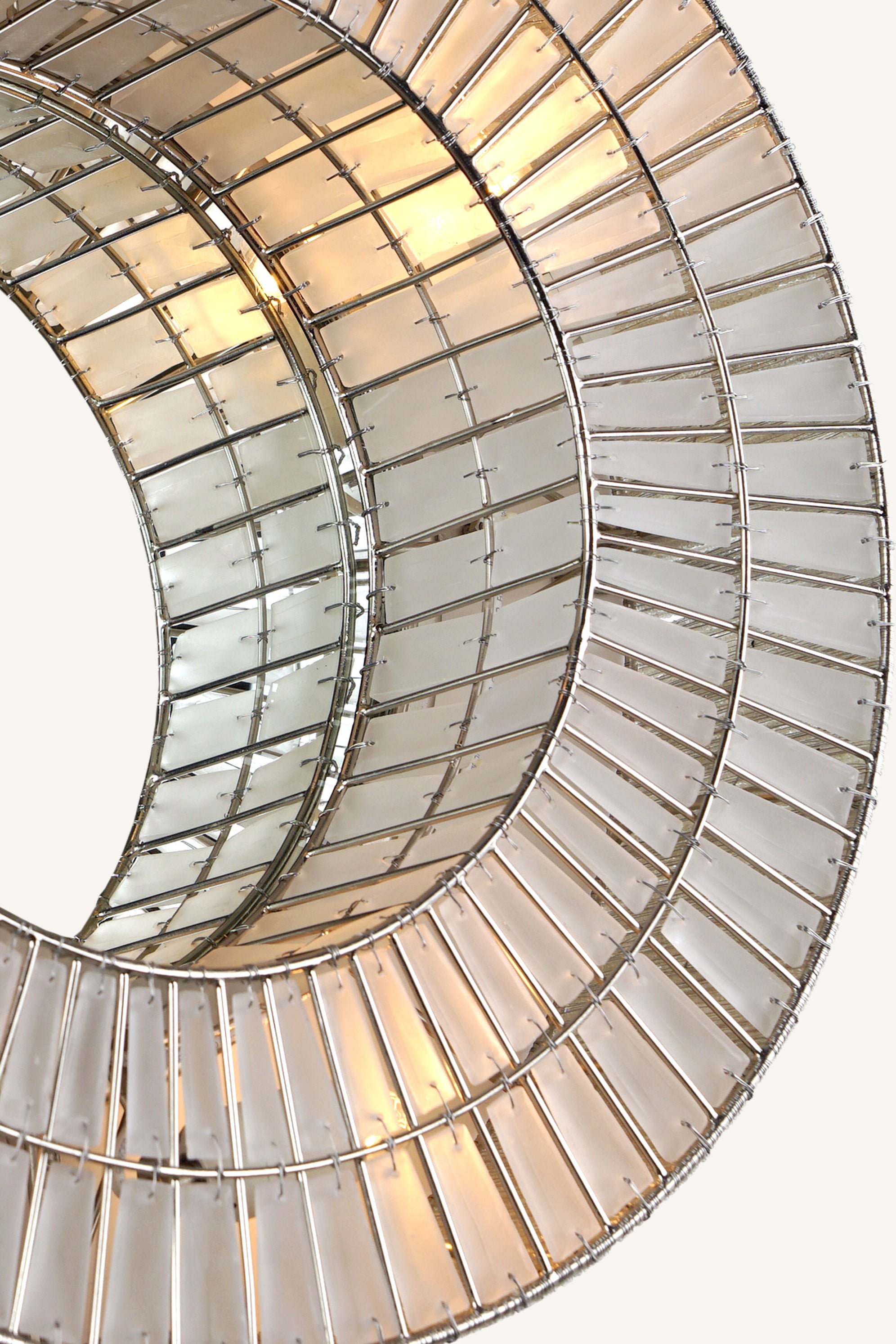 Celestara Silver Mirrored Ring Sconce