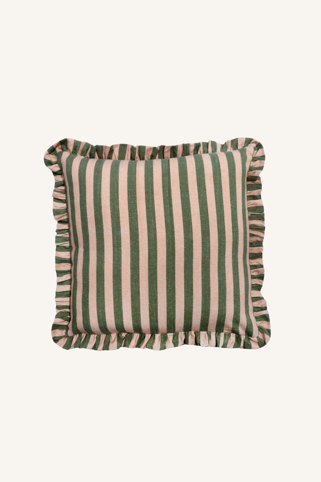 Gardenway Stripe Ruffle Pillow