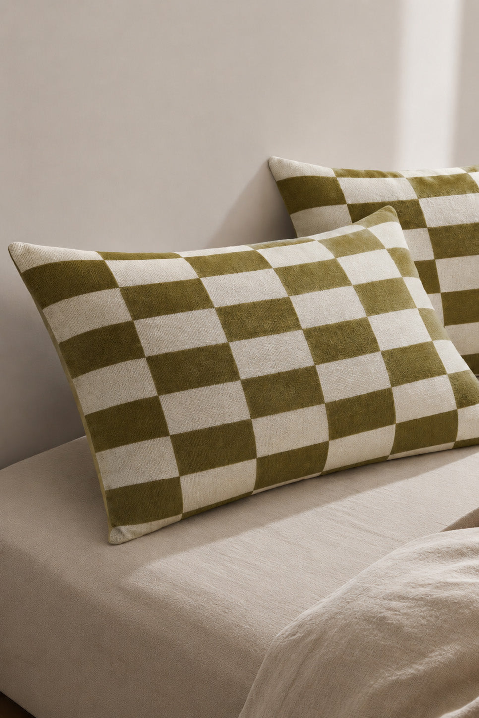 Olive Grid Lumbar