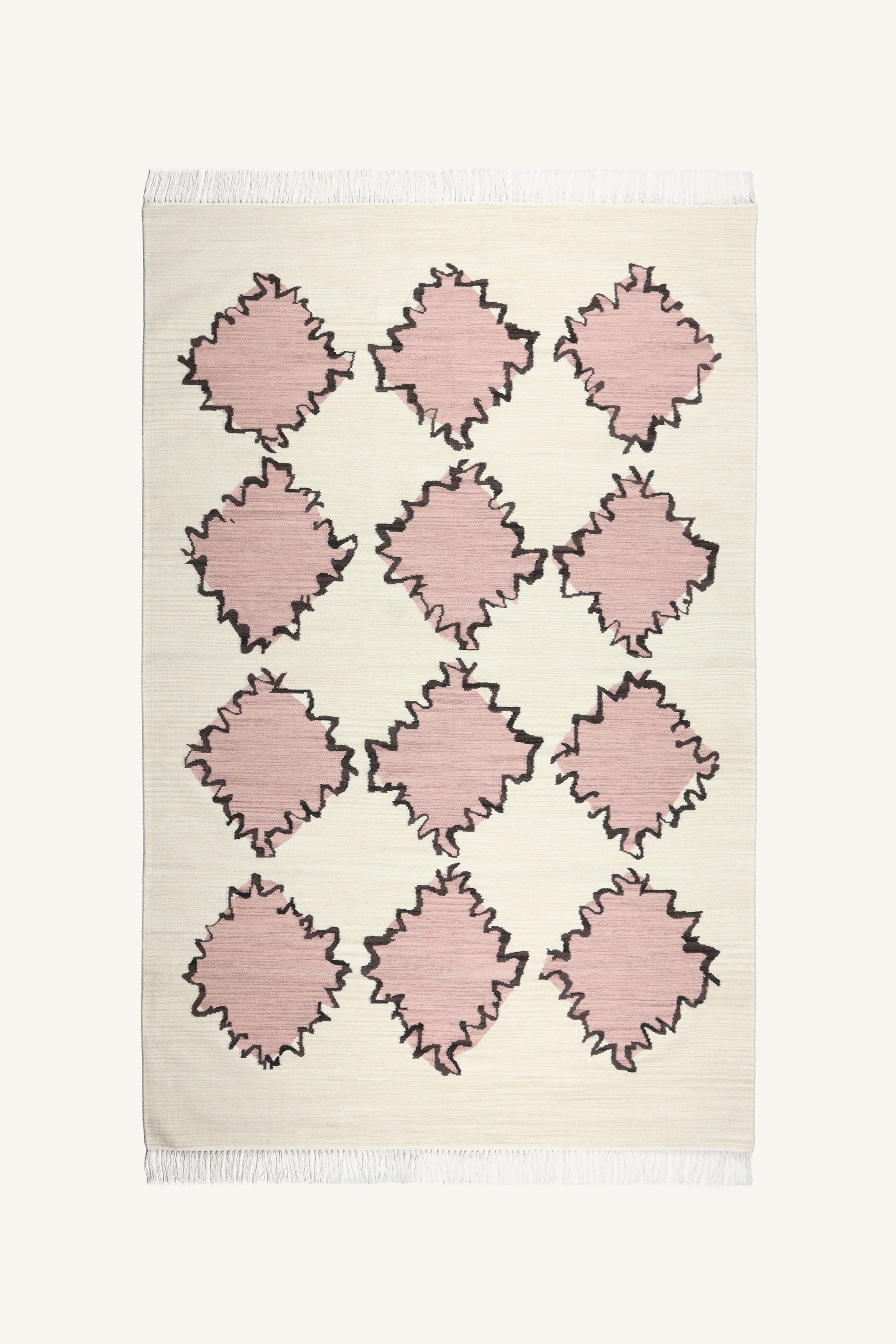 Rose Lattice Cushion Rug
