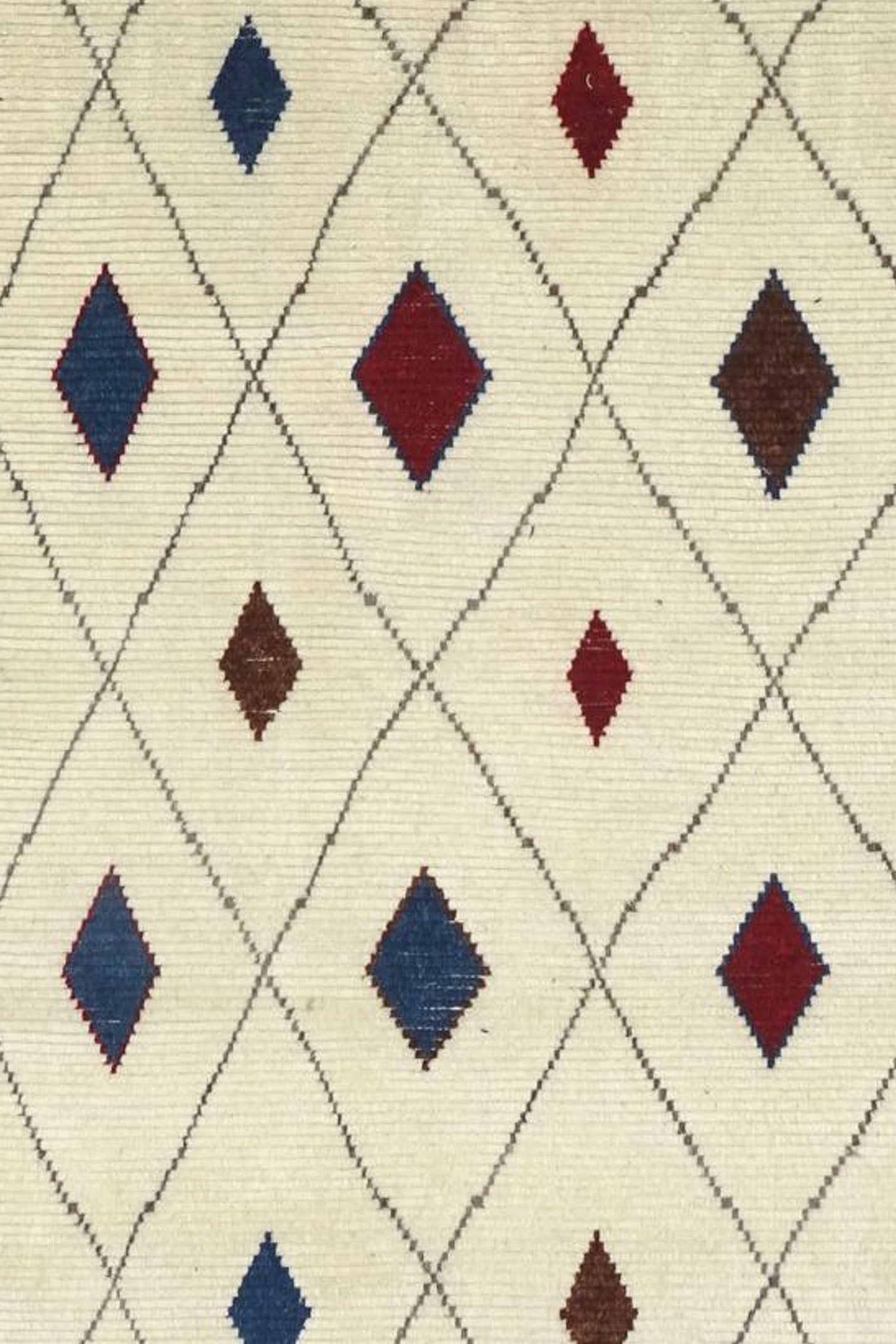 Nomad Diamond Fringe Rug