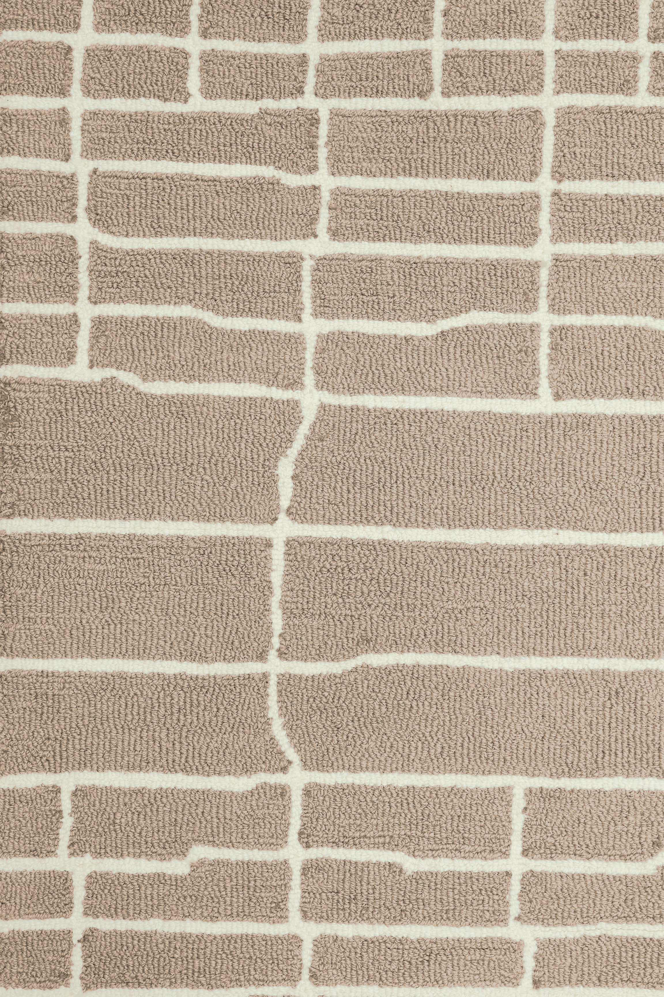 Sage Grid Meadow Rug - Beige