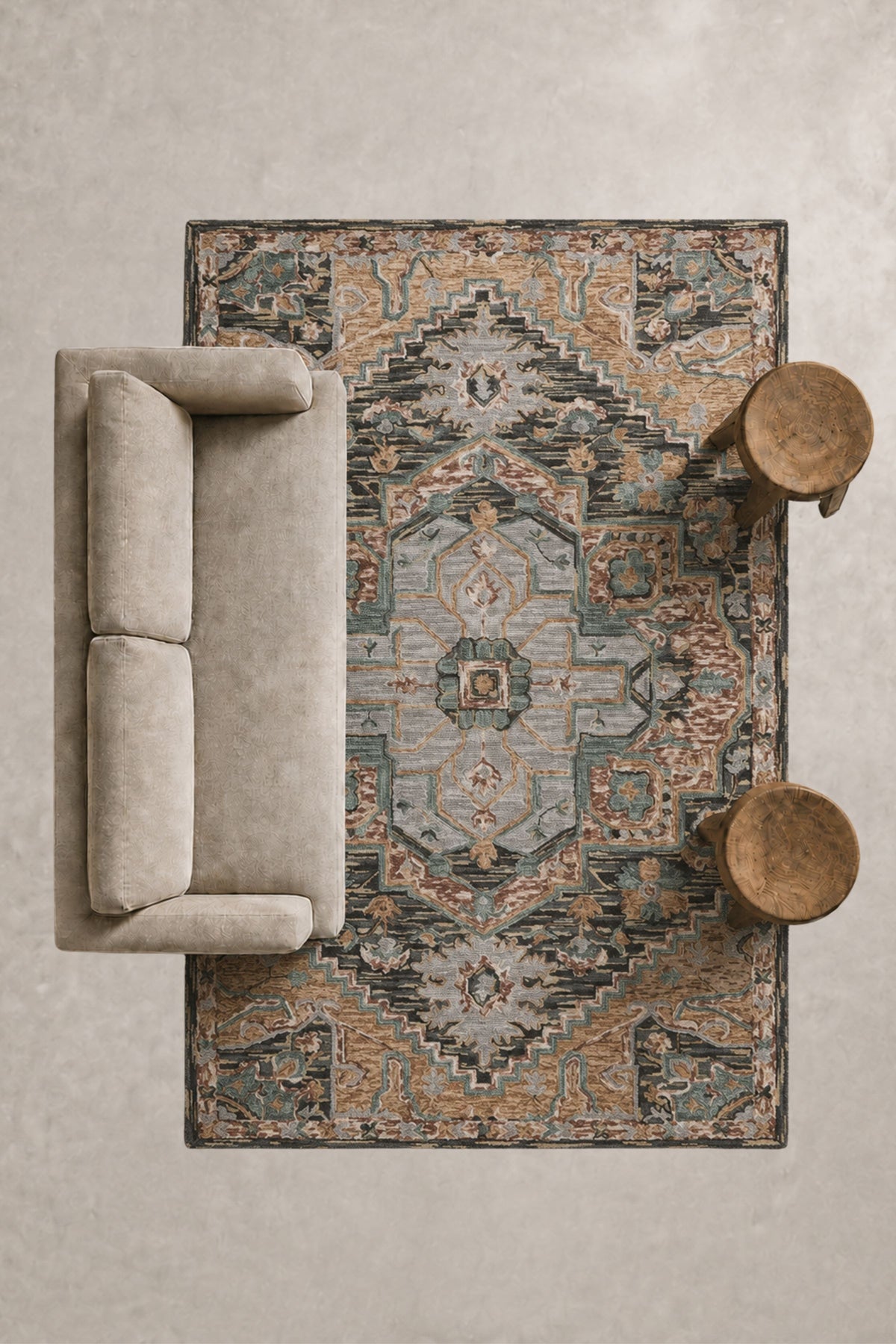 Gul-Mahal Heritage Rug