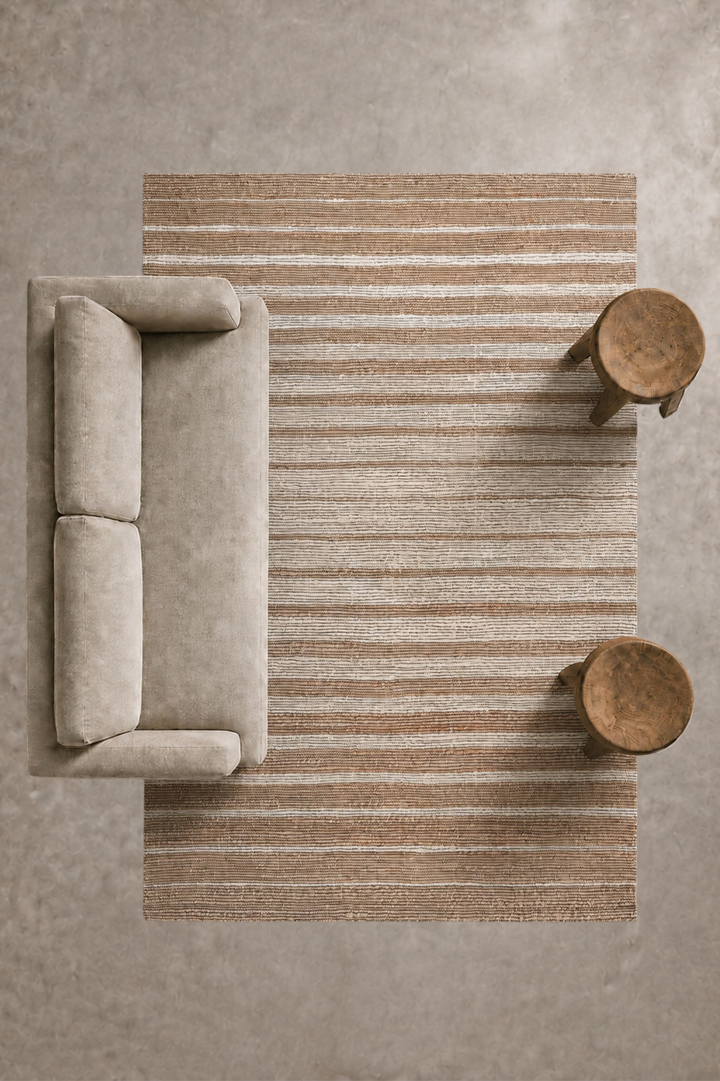 Claywash Column Rug