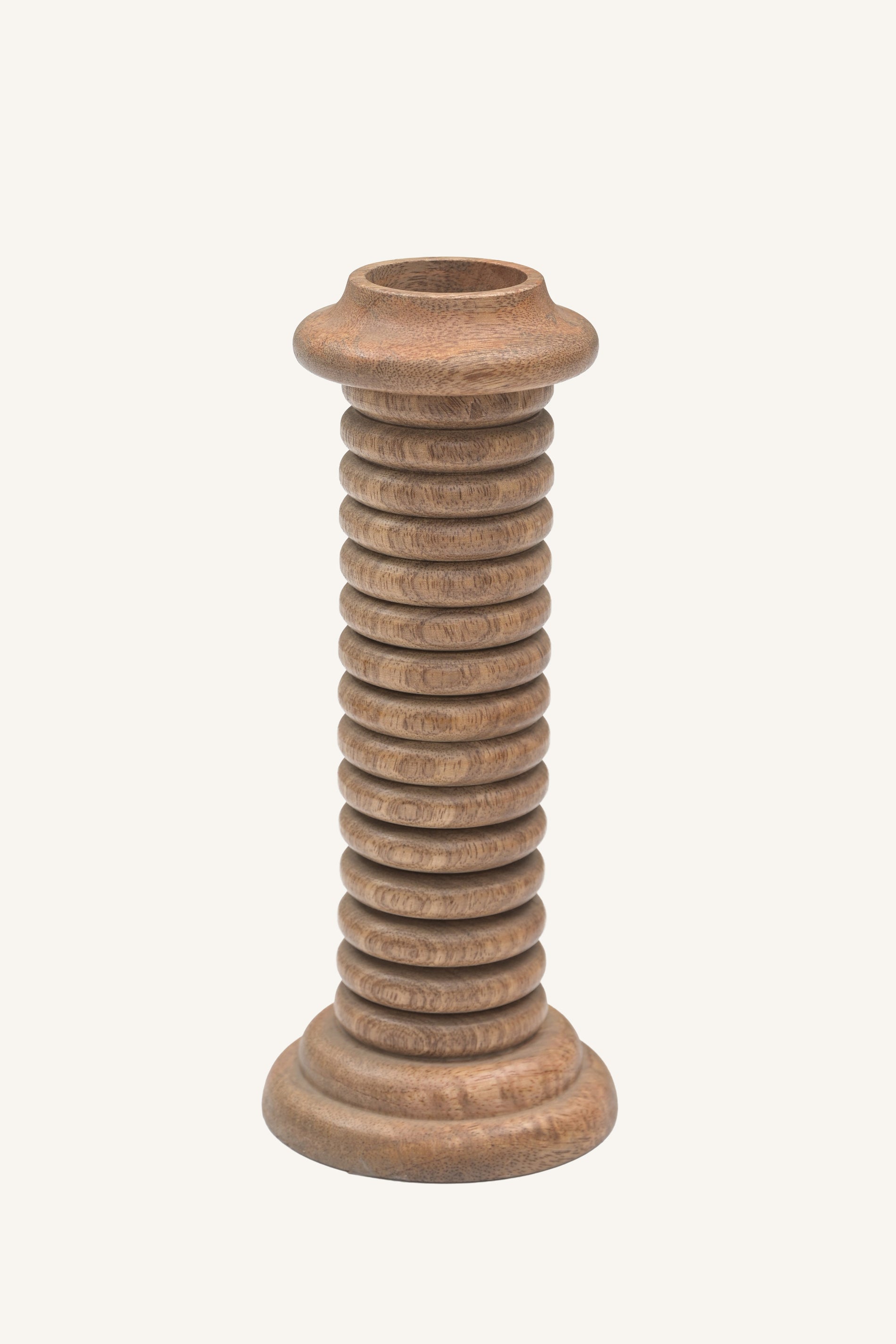 Rustic Column Candle Stand