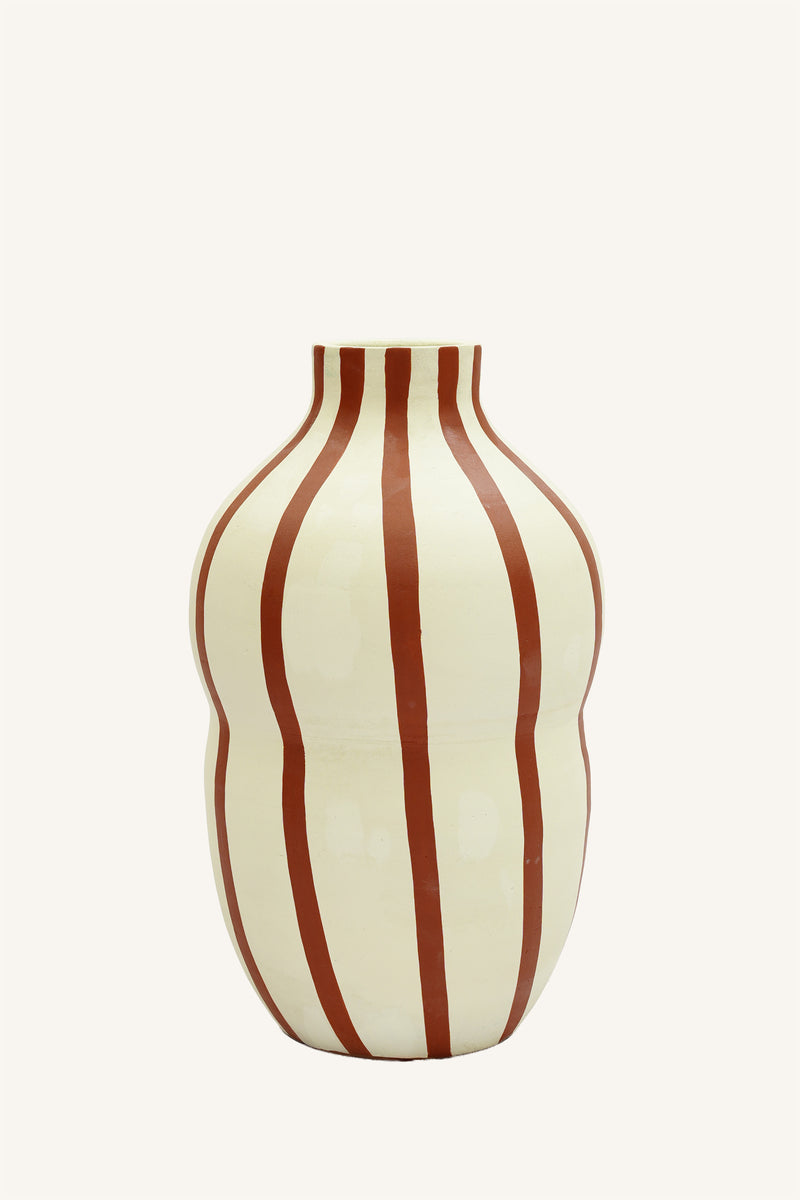 Terrastripe Curve Vase - Medium