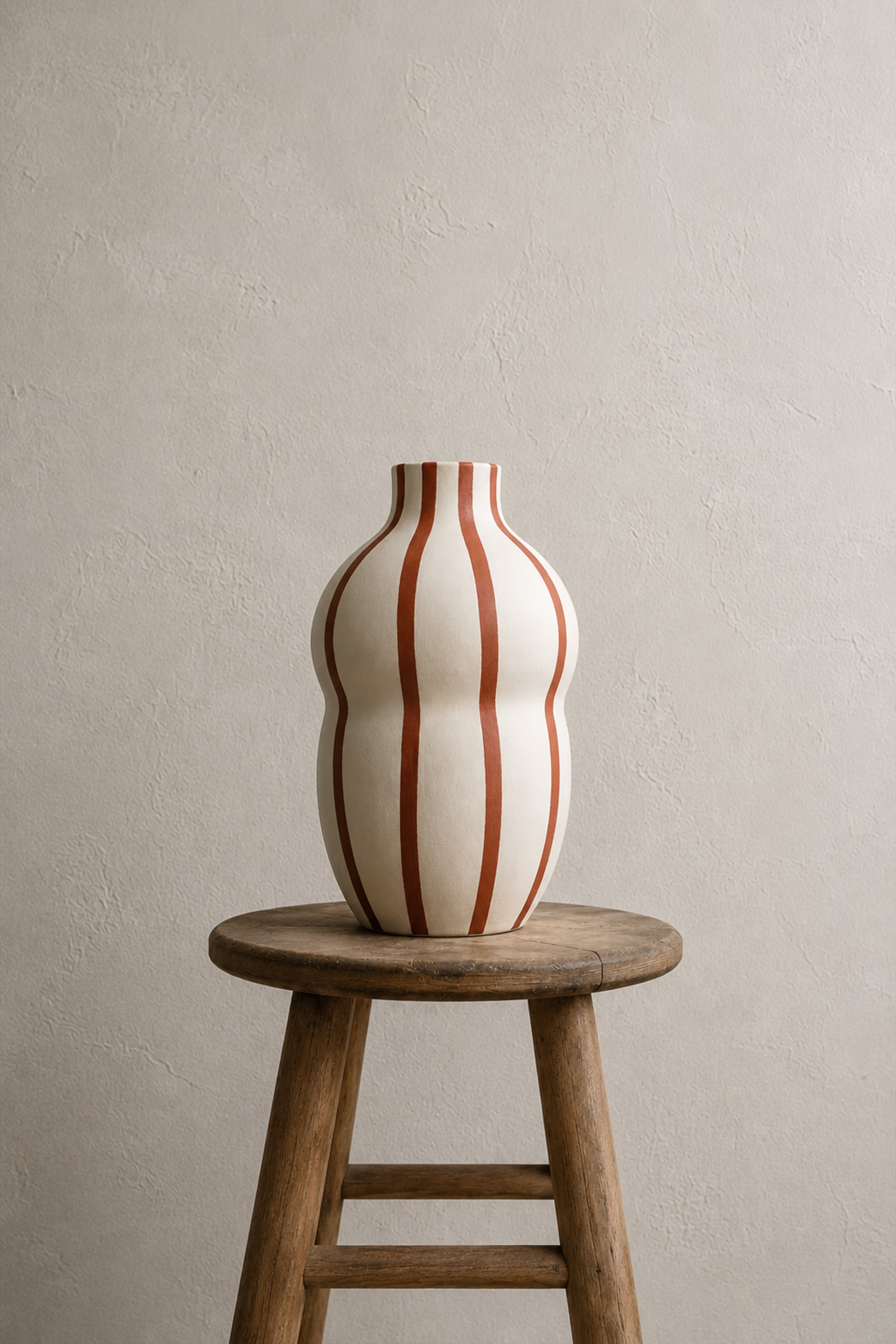 Terrastripe Curve Vase - Medium