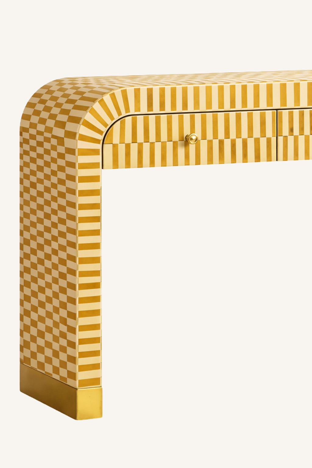 Marquetry Arc Console