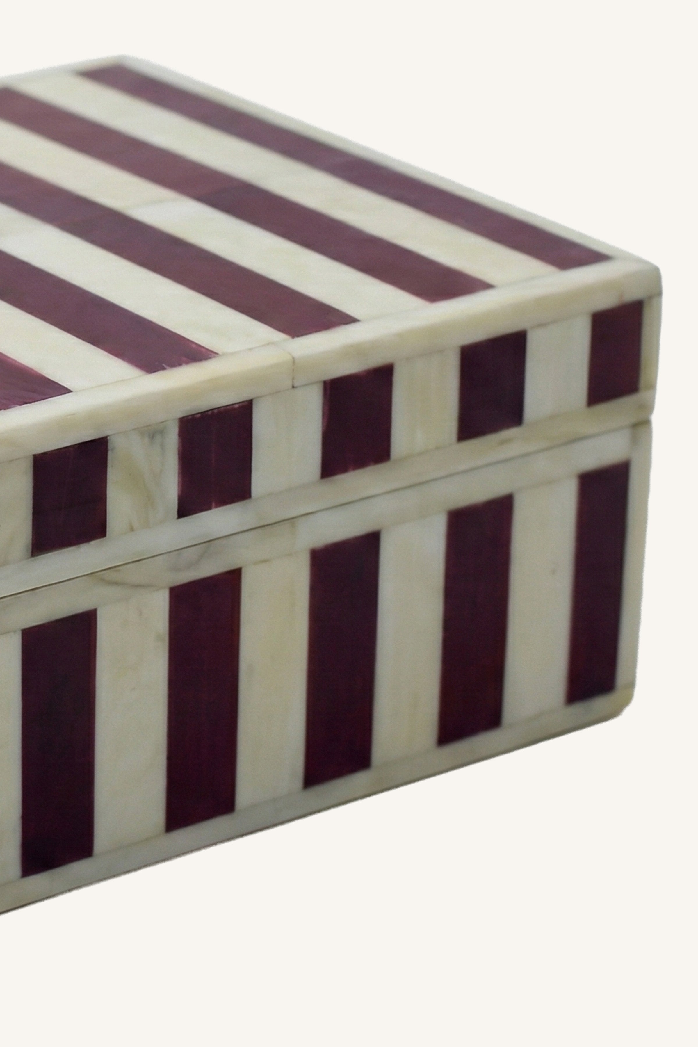 Regalia Stripe Bone Inlay Box