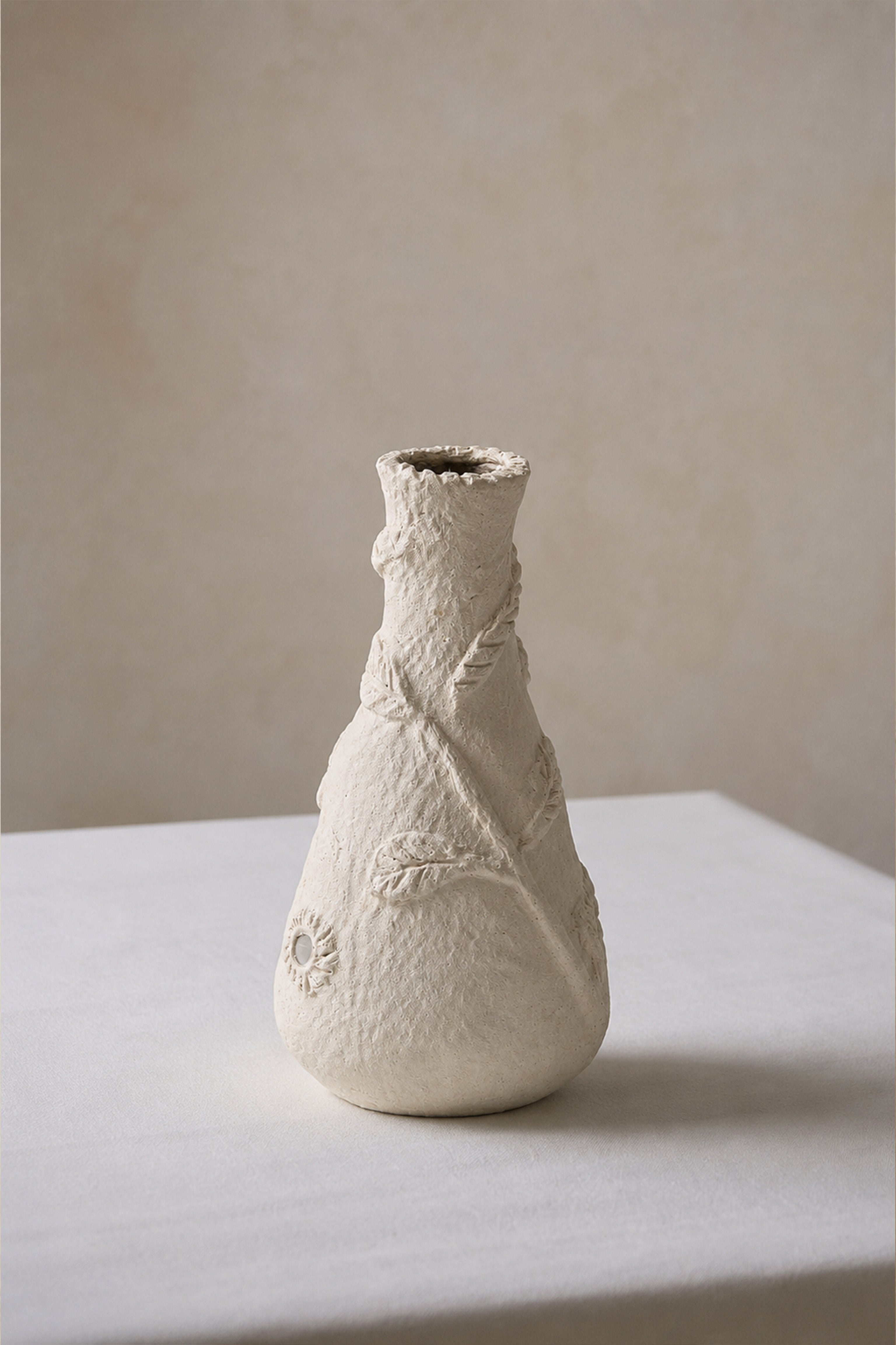 Crushed Linen Vase