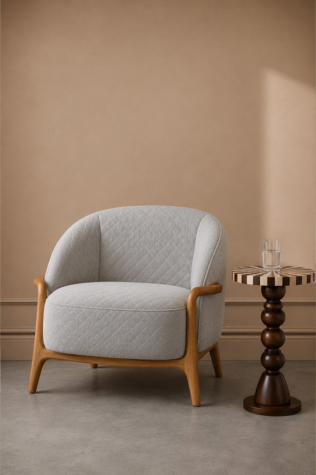 Elara Quilted Armchair