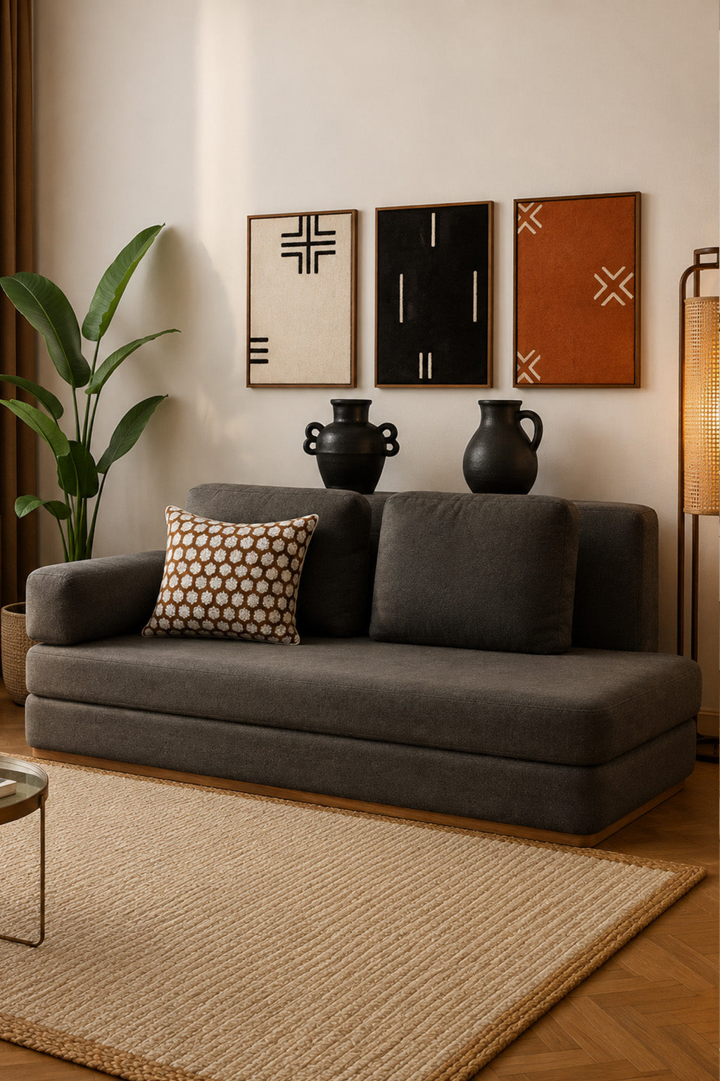 Offset Chaise Sofa