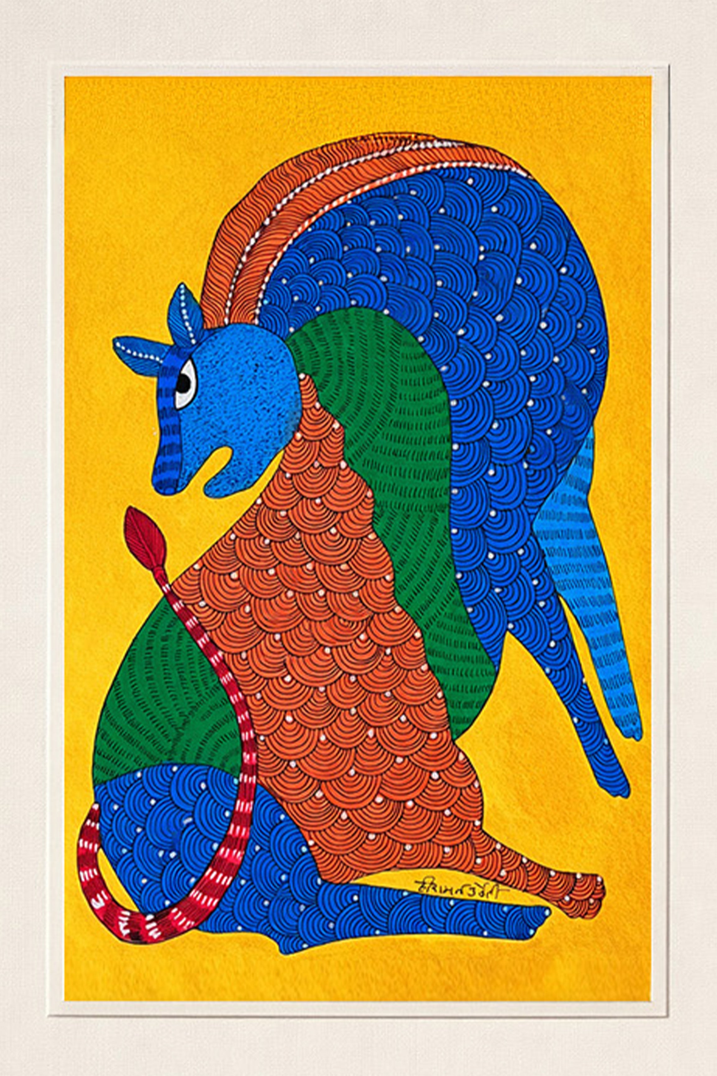 The Quiet Familiar Gond Art