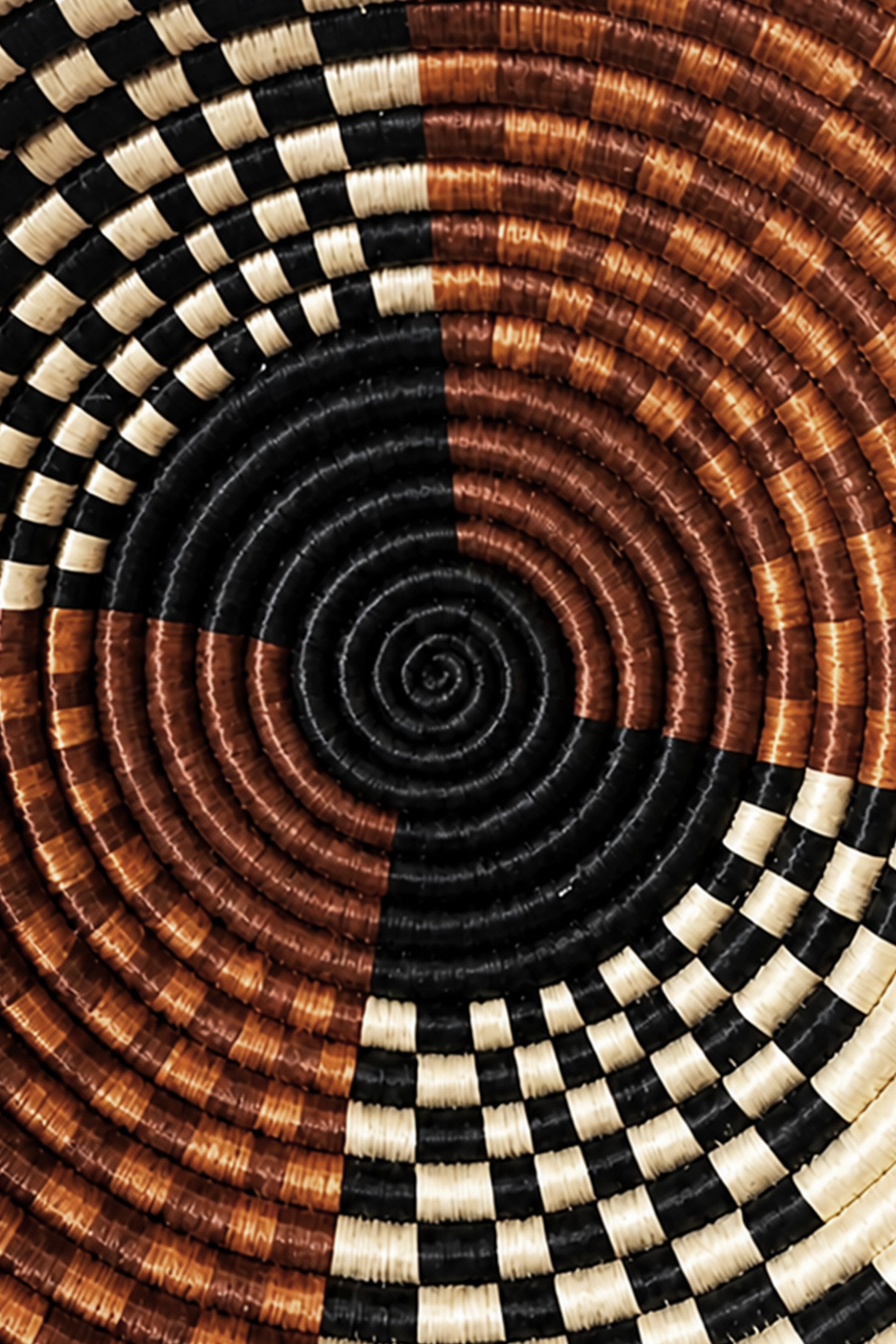 Chess Weave Basket
