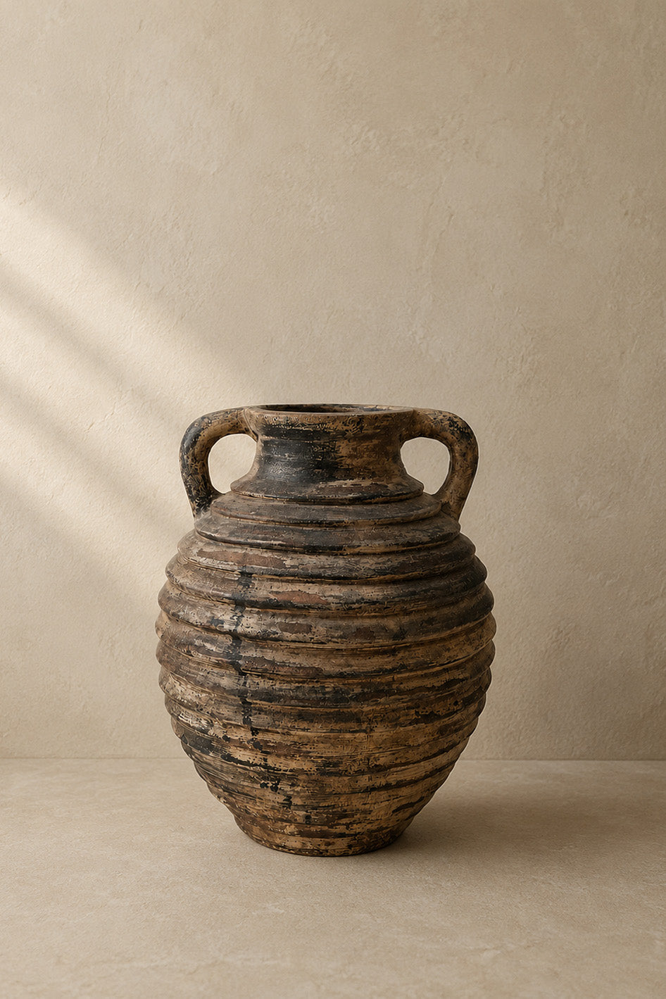Ribbed Hearth Vase