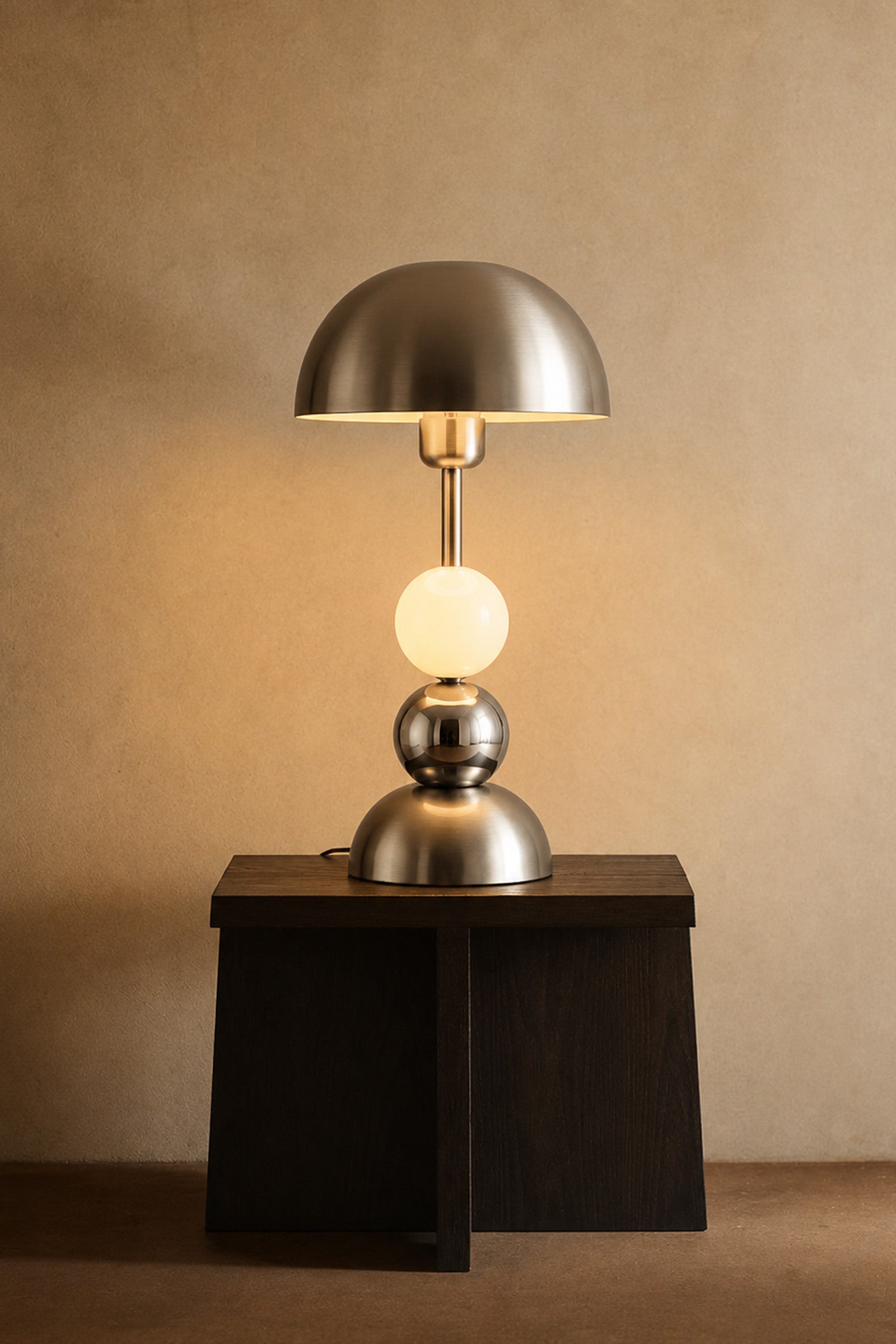 Serin Orbit Lamp - Crome