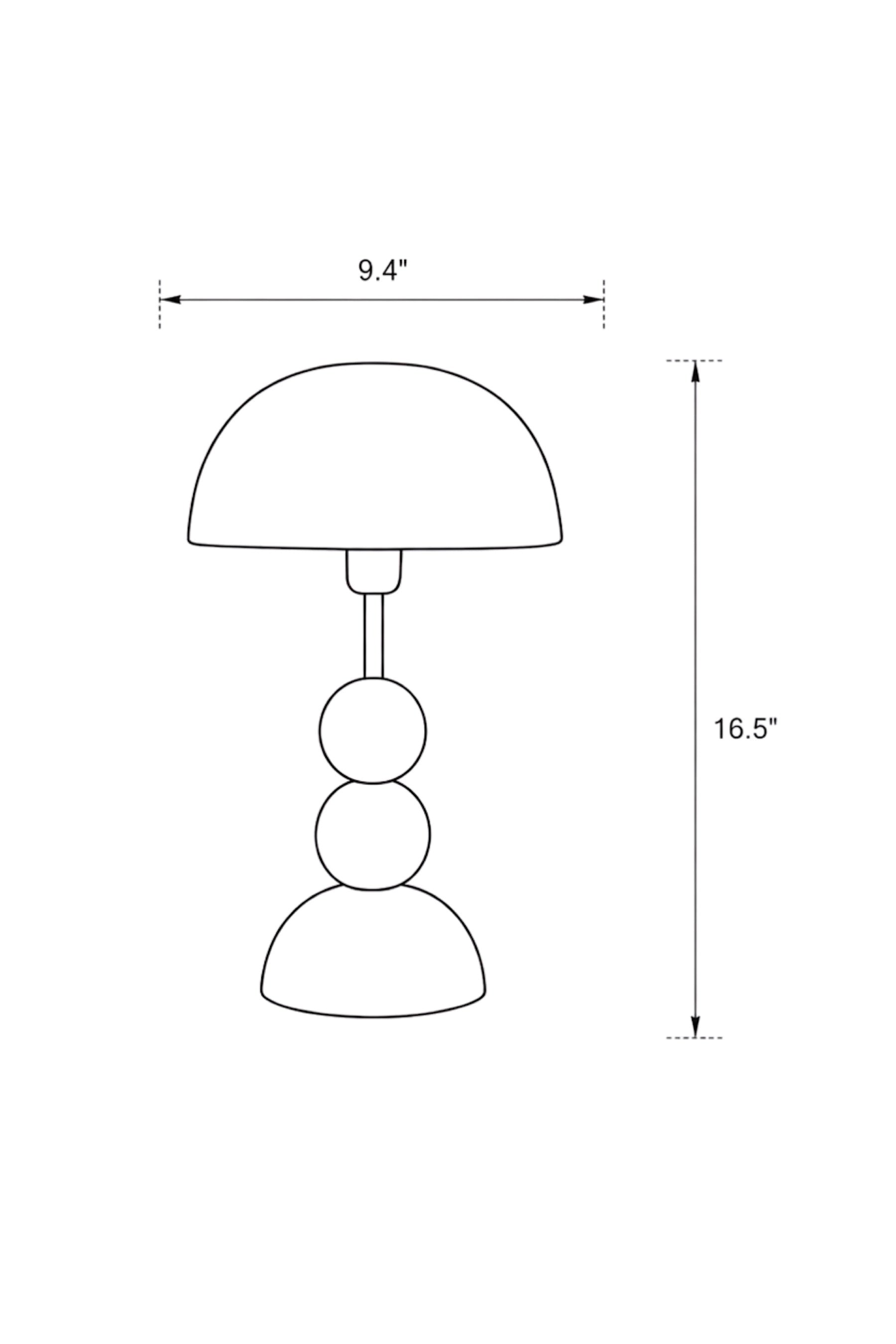 Serin Orbit Lamp - Crome