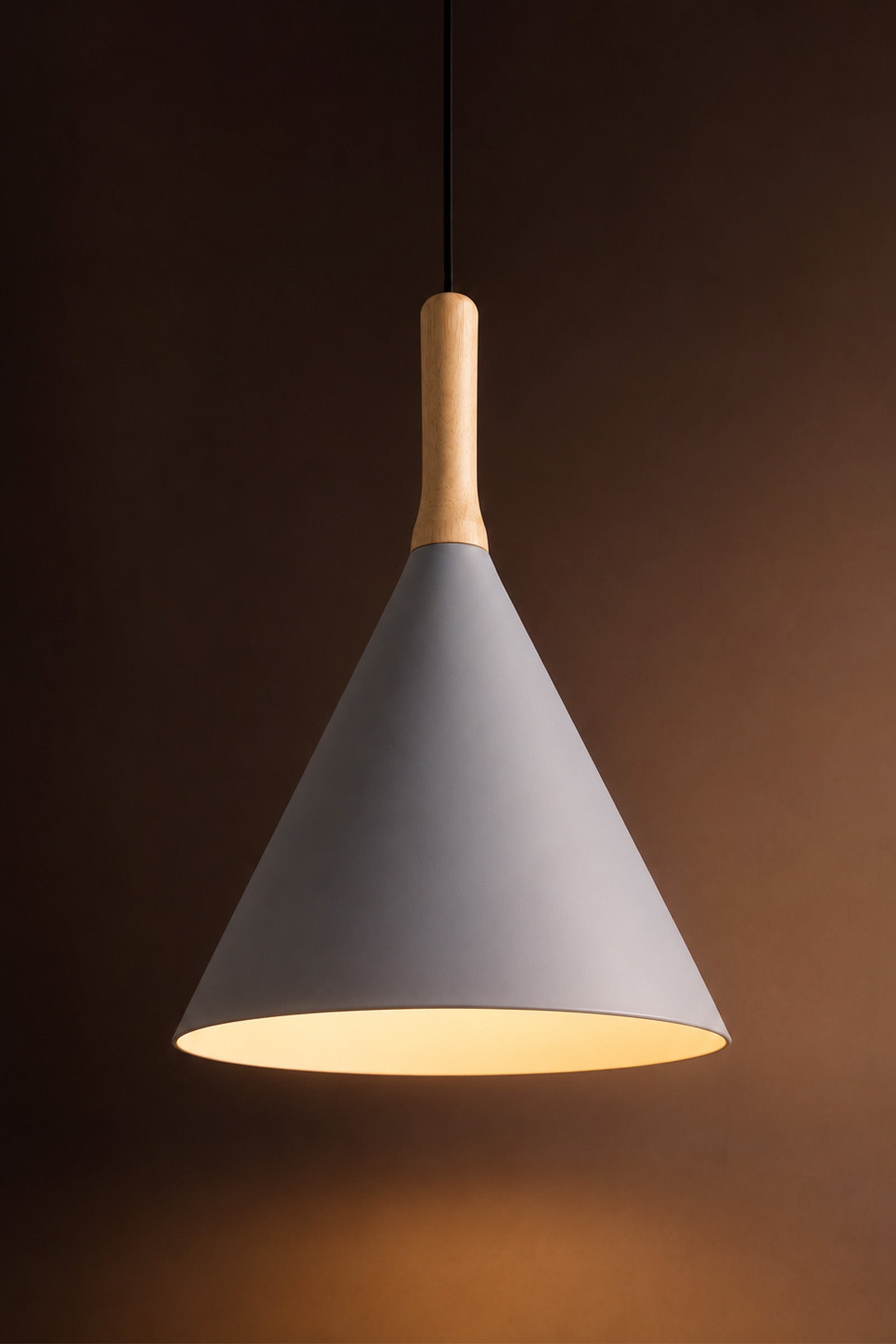 Kora Timber Pendant - Blue