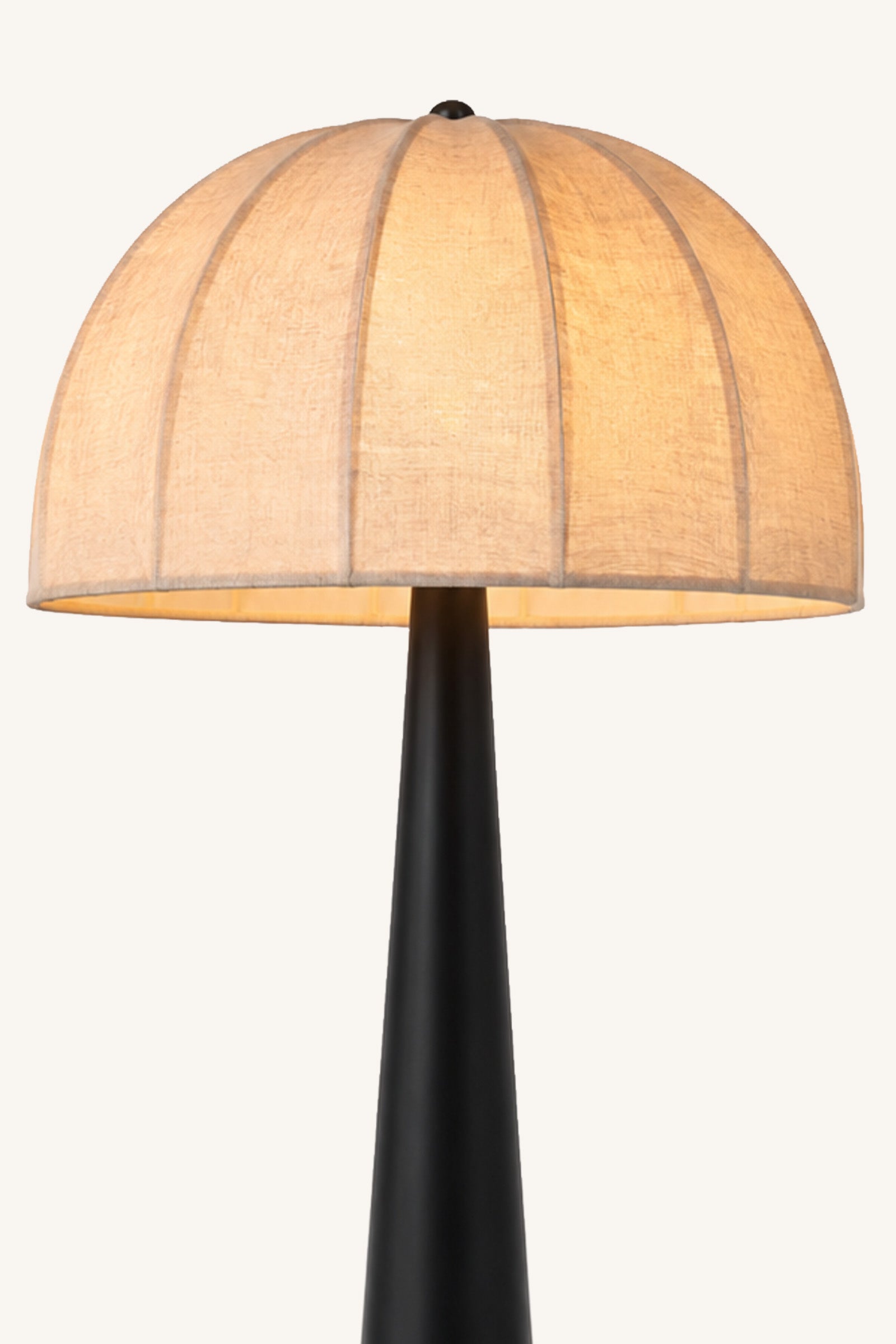 Obelisk Dome Floor Lamp - Fabric Shade