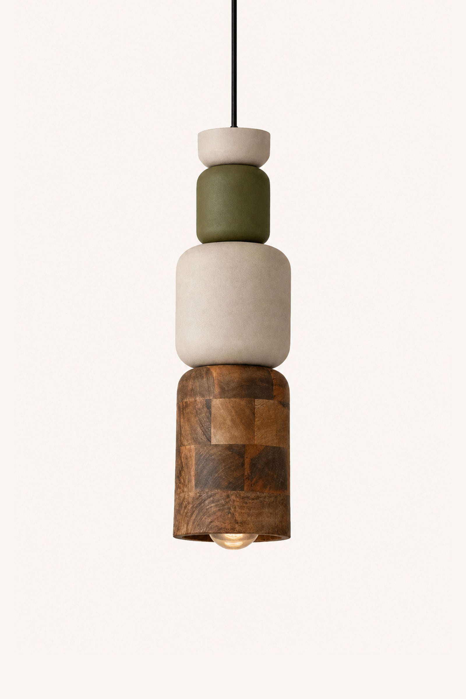 Kairo Block Pendant Lamp - Green