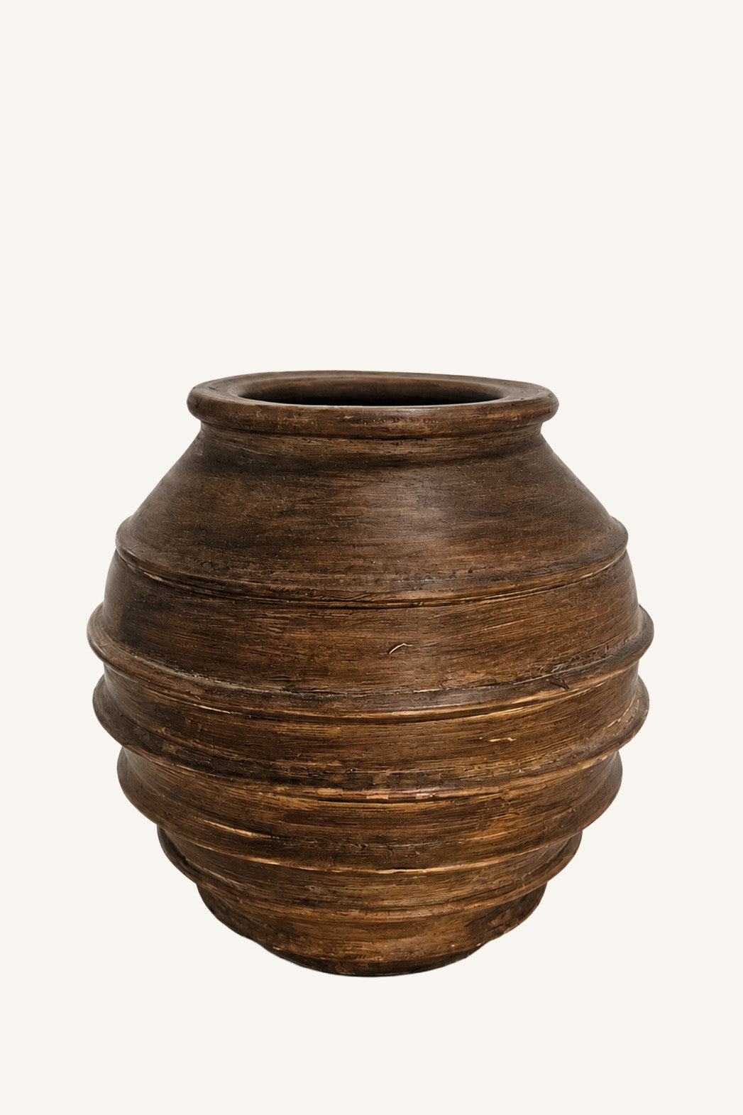 Walnut Coil Pot