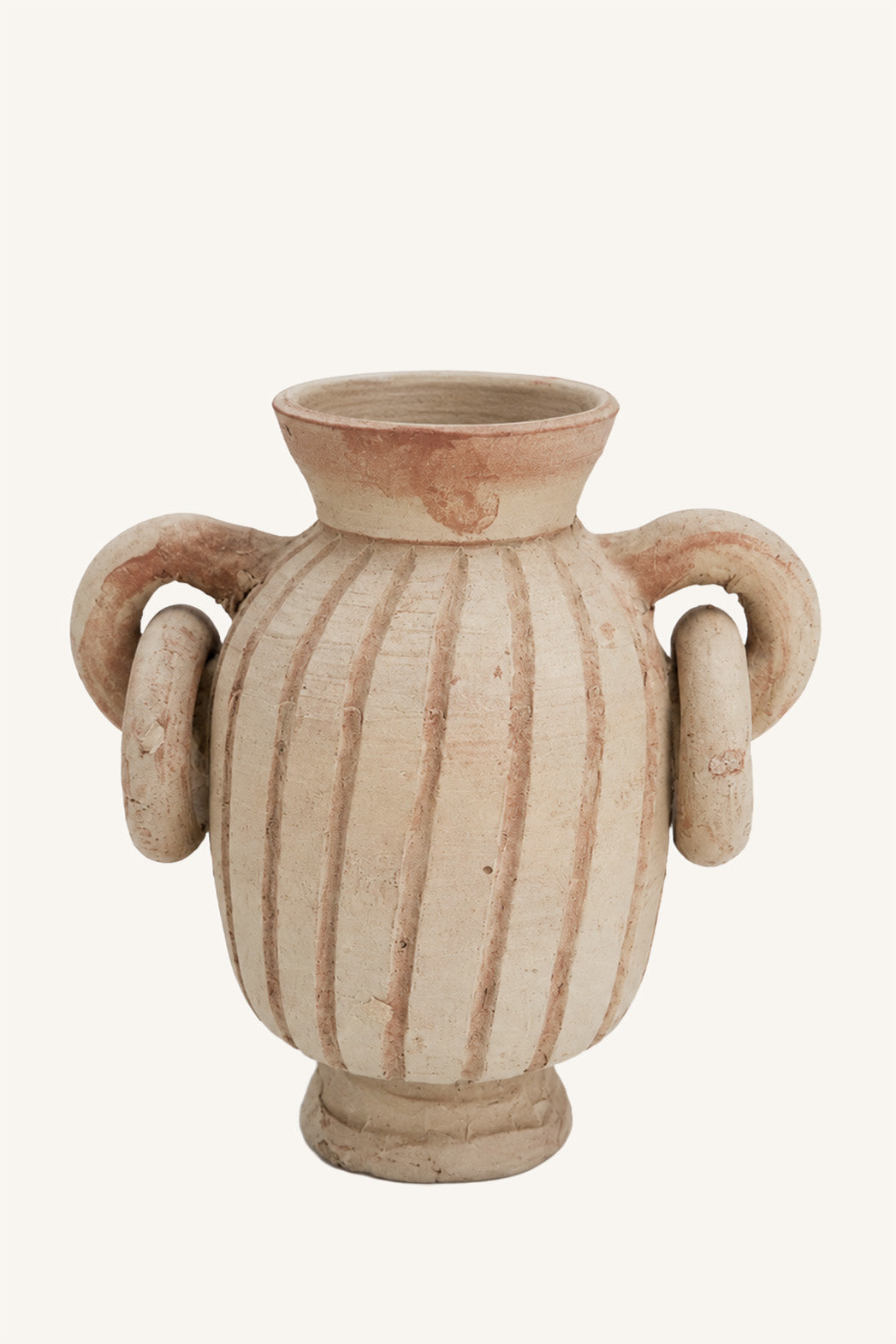 Pleated Folk Pot